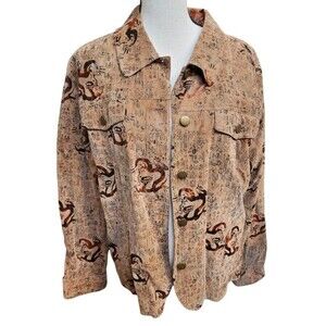 Erin London Brushed Suede Feel Shacket Size XL